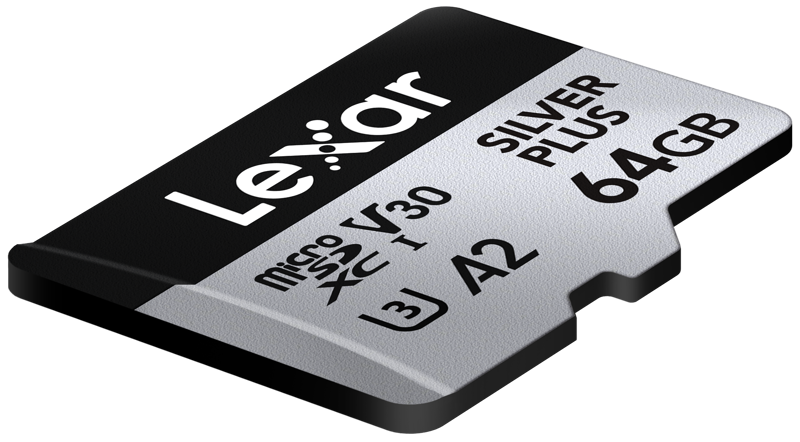 Lexar microSDXC Silver Plus 1066x UHS-I/U3/A2/4K R2
