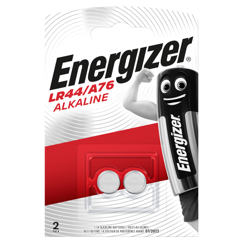 Energizer Alkaline Battery A76 LR44 2 pack
