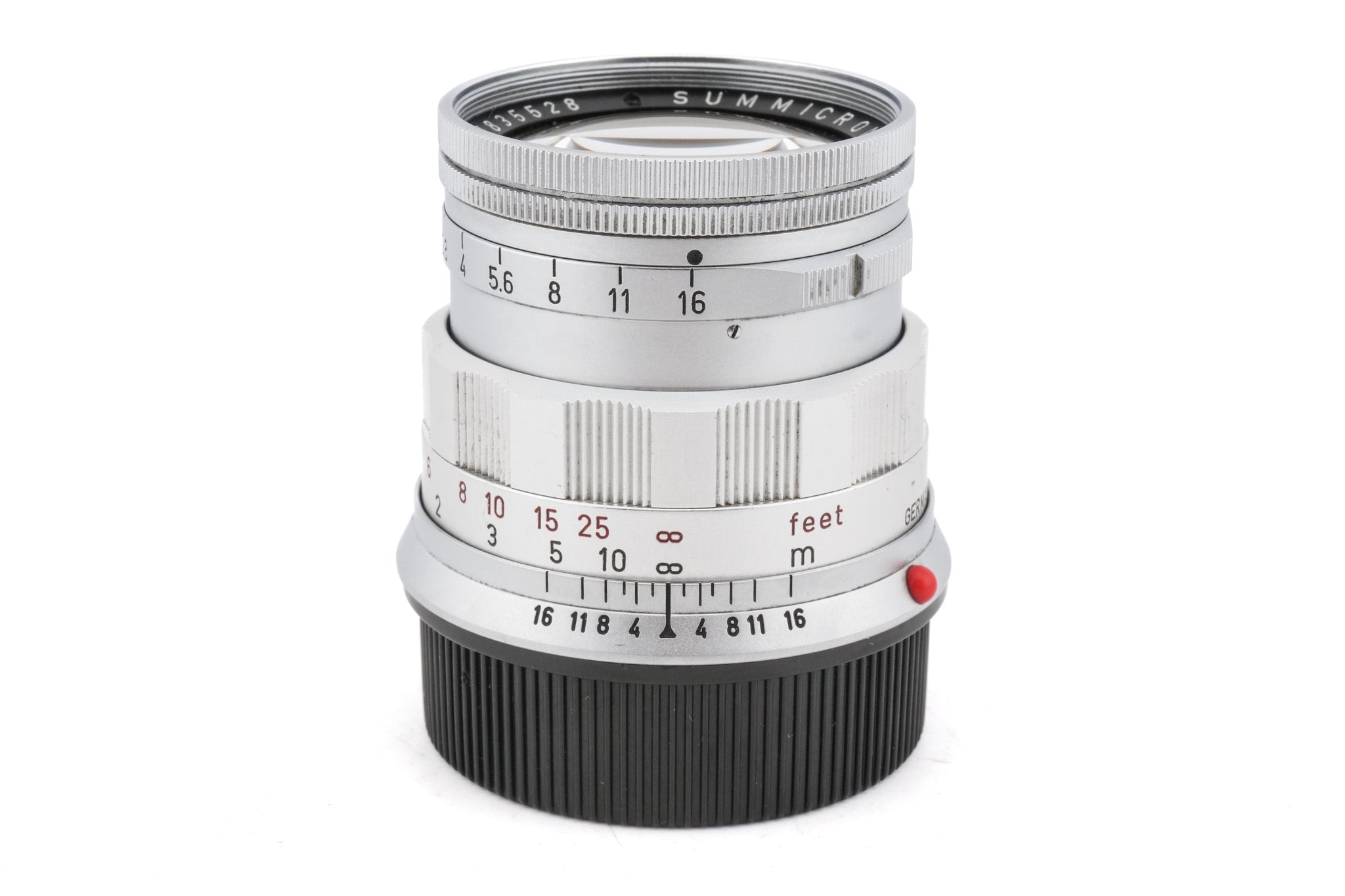 Leica 50mm f2 Summicron (Type II) (Silver, SOOIC-MS / SOSIC / 11118 / 11618 / 11818)