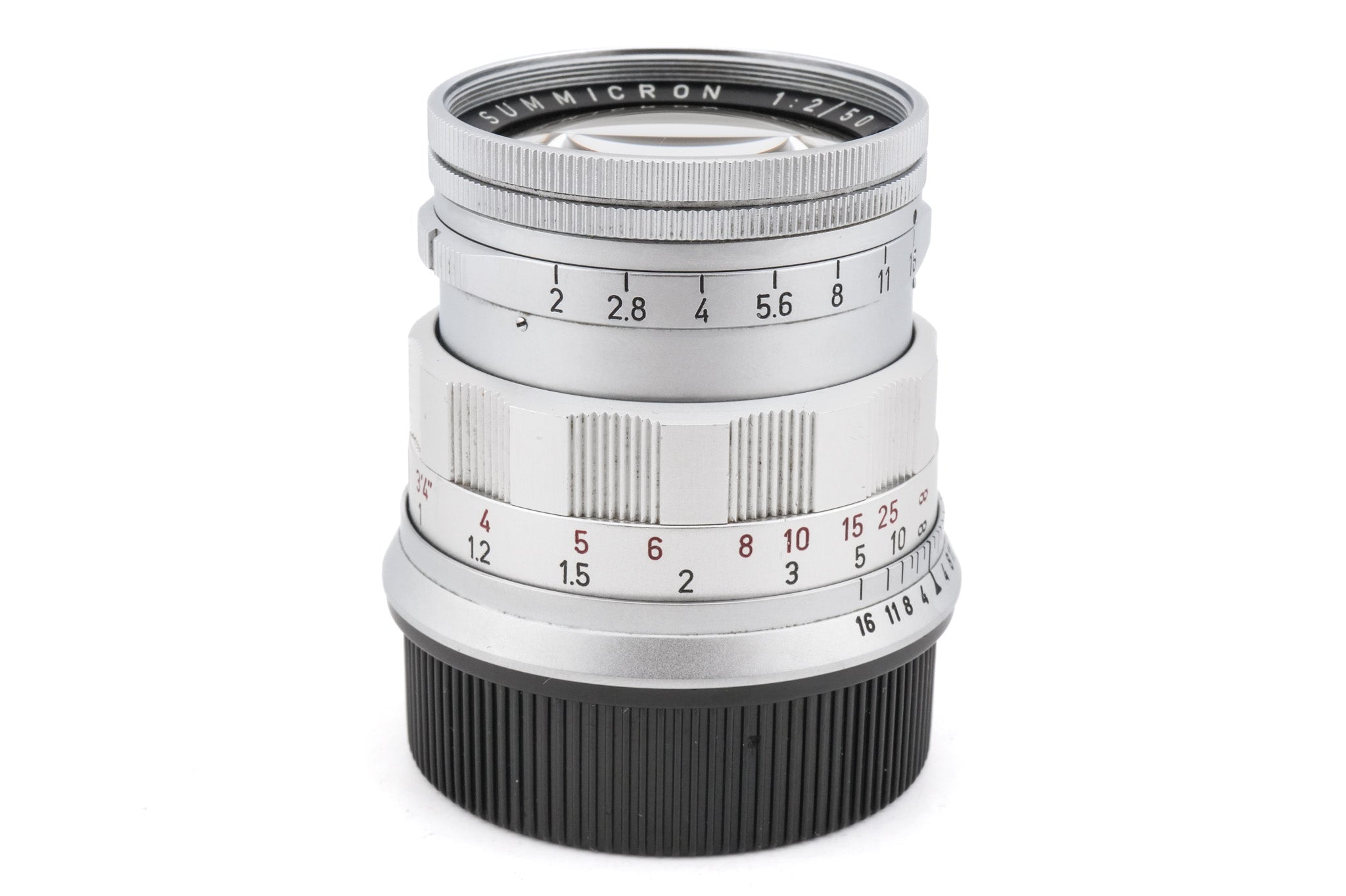 Leica 50mm f2 Summicron (Type II) (Silver, SOOIC-MS / SOSIC / 11118 / 11618 / 11818)