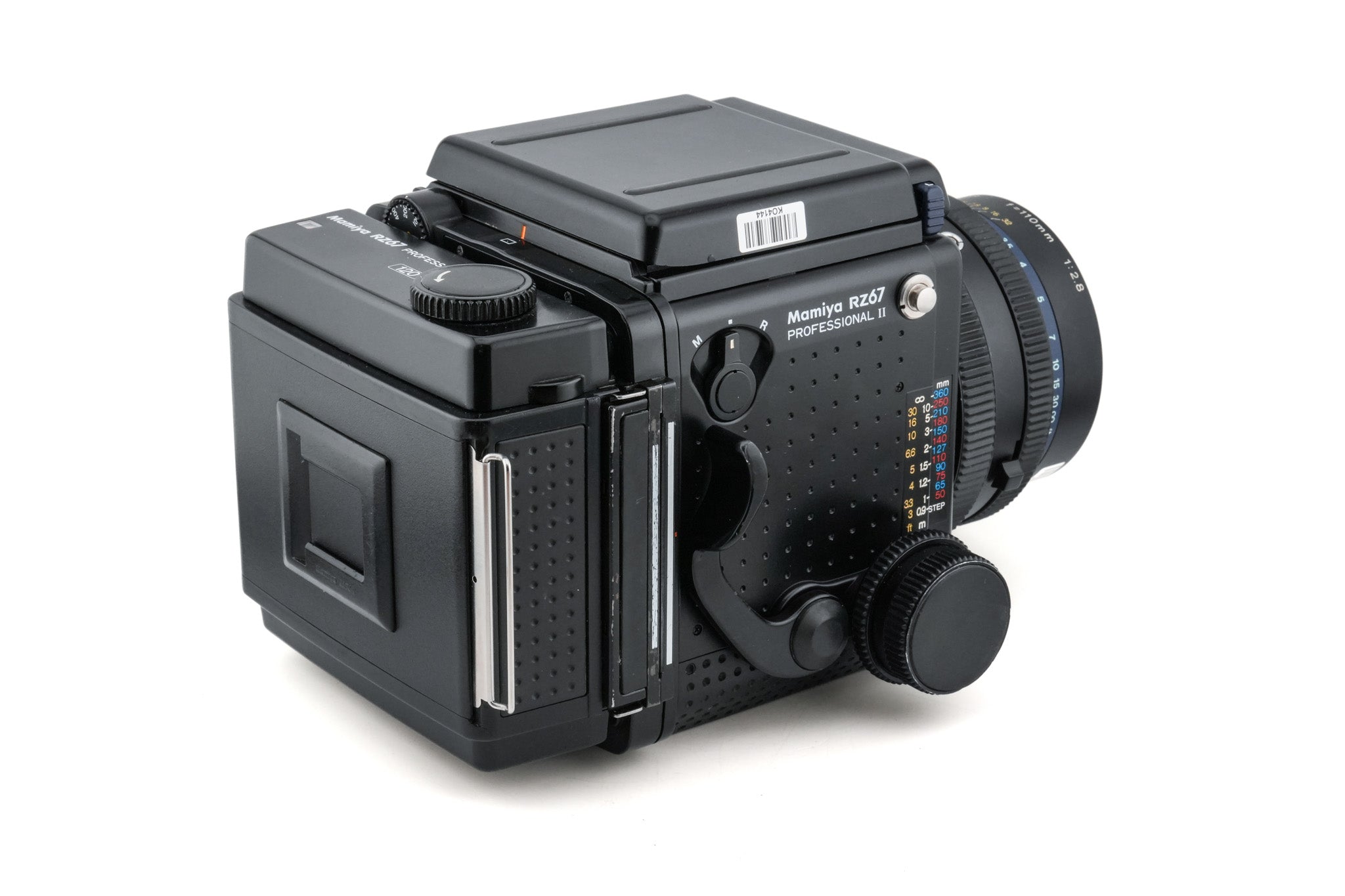 Mamiya RZ67 Professional II + 110mm f2.8 Sekor Z + 120 6x7 Roll Film Holder Professional II + Waist Level Finder
