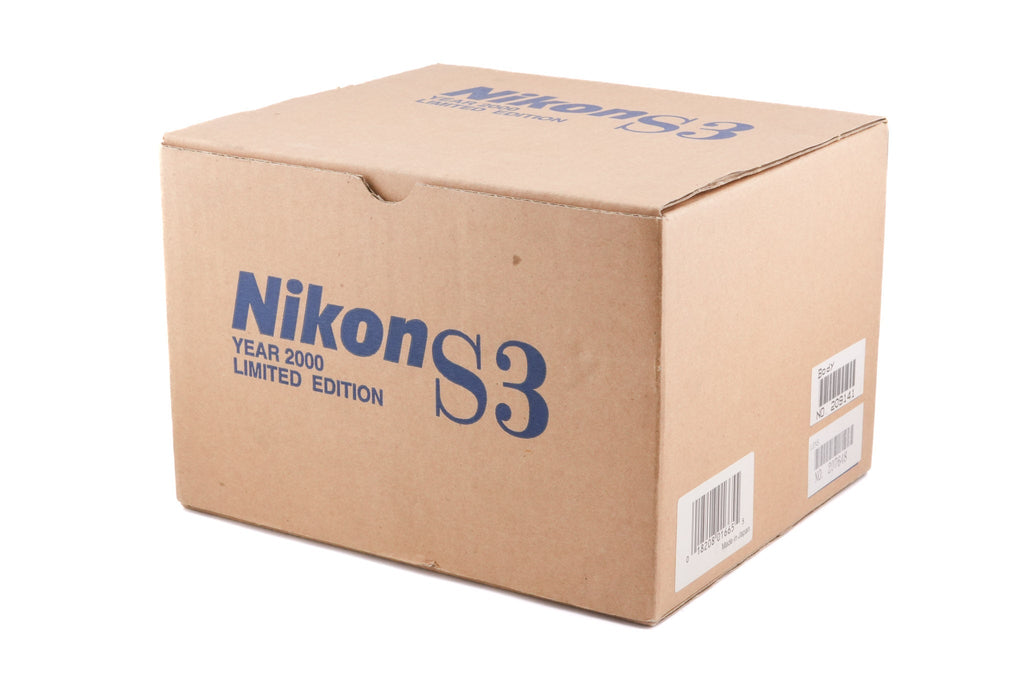 Nikon S3 (Year 2000 Limited Edition) + 50mm f1.4 Nikkor-S (Year 2000 Limited Edition)