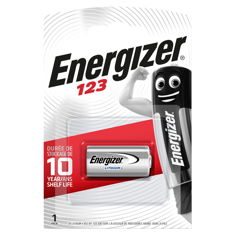 Energizer Lithium Battery 123 1 pack
