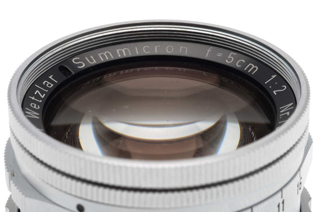 Leica 50mm f2 Summicron (Type I) + Lens Hood (IROOA / 12571)