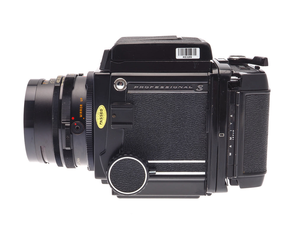 Mamiya RB67 Pro-S + 127mm f3.8 Sekor NB + 120 Pro-S 6x7 Film Back + Waist Level Finder