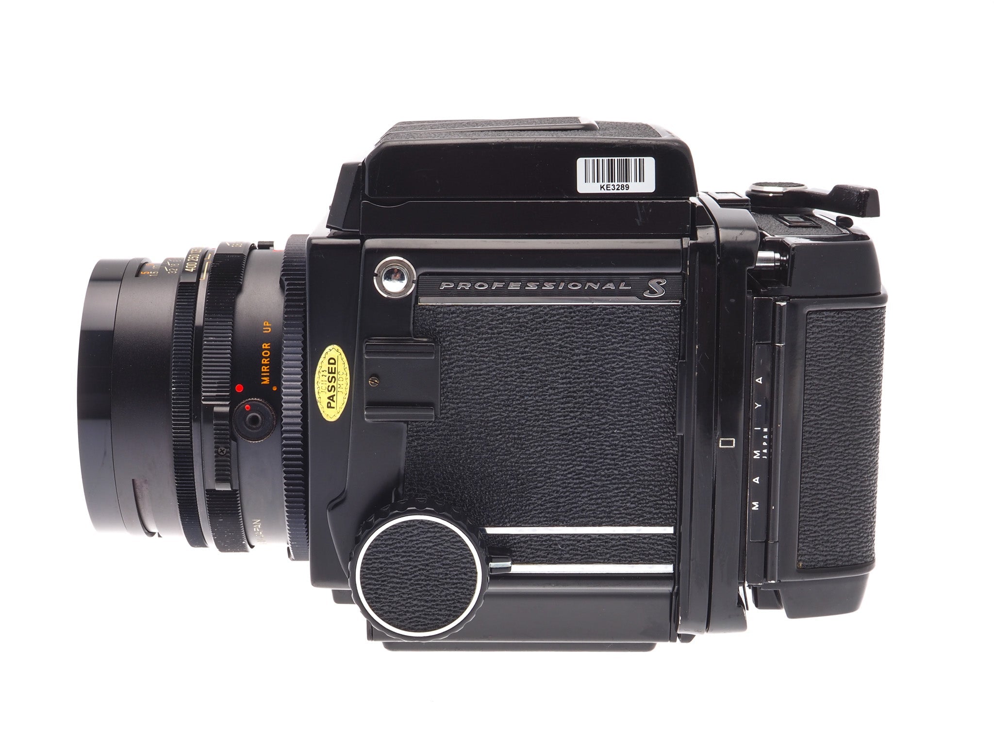 Mamiya RB67 Pro-S + 127mm f3.8 Sekor NB + 120 Pro-S 6x7 Film Back + Waist Level Finder