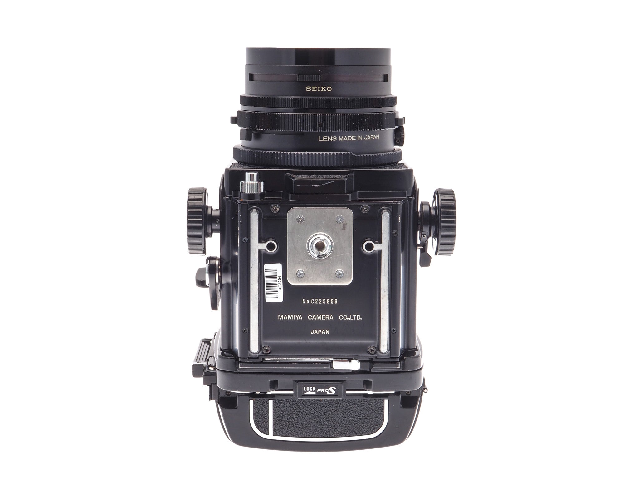 Mamiya RB67 Pro-S + 127mm f3.8 Sekor NB + 120 Pro-S 6x7 Film Back + Waist Level Finder