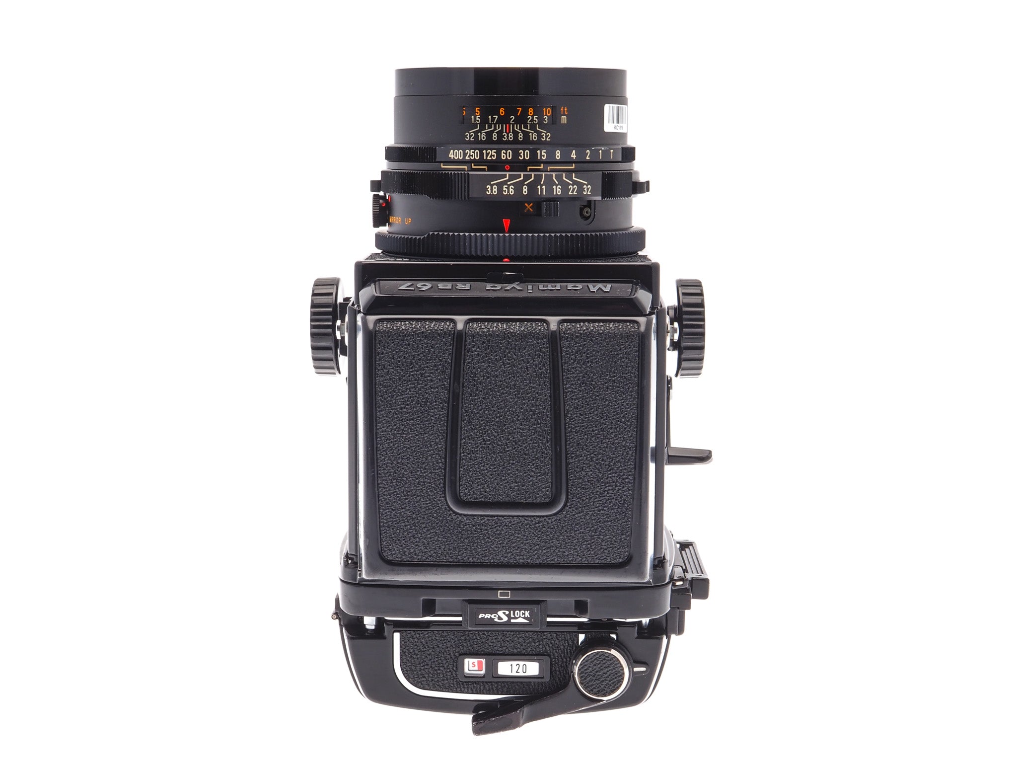 Mamiya RB67 Pro-S + 127mm f3.8 Sekor NB + 120 Pro-S 6x7 Film Back + Waist Level Finder