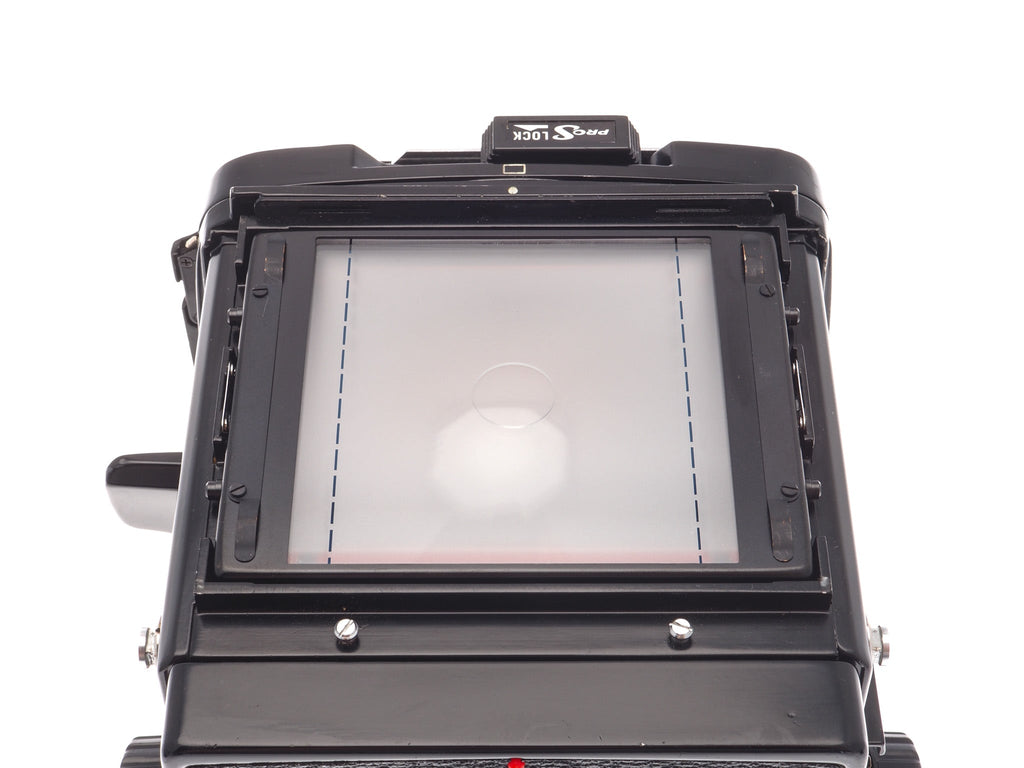 Mamiya RB67 Pro-S + 127mm f3.8 Sekor NB + 120 Pro-S 6x7 Film Back + Waist Level Finder