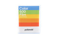 Polaroid color film package on a white background. For Vintage Polaroid 600 Cameras.